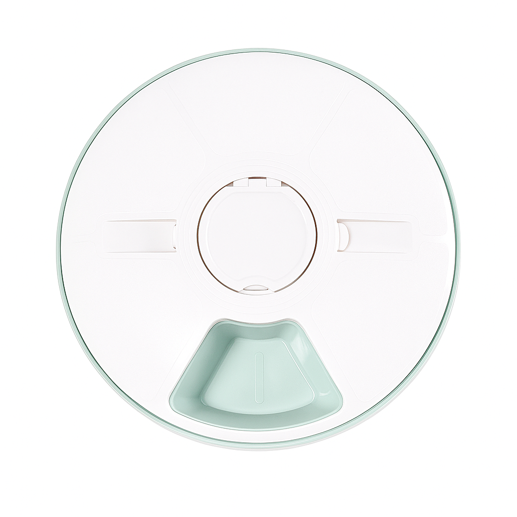 Elektronisch zeitgeschaltete Futterstation