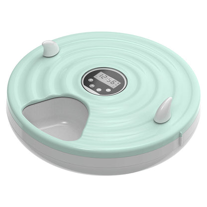 Zeitgeschaltete Futterstation für Katzen und Hunde