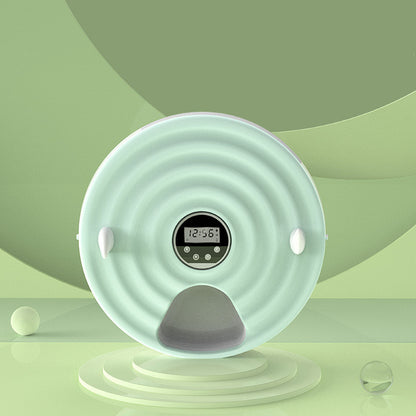 Zeitgeschaltete Futterstation für Katzen und Hunde